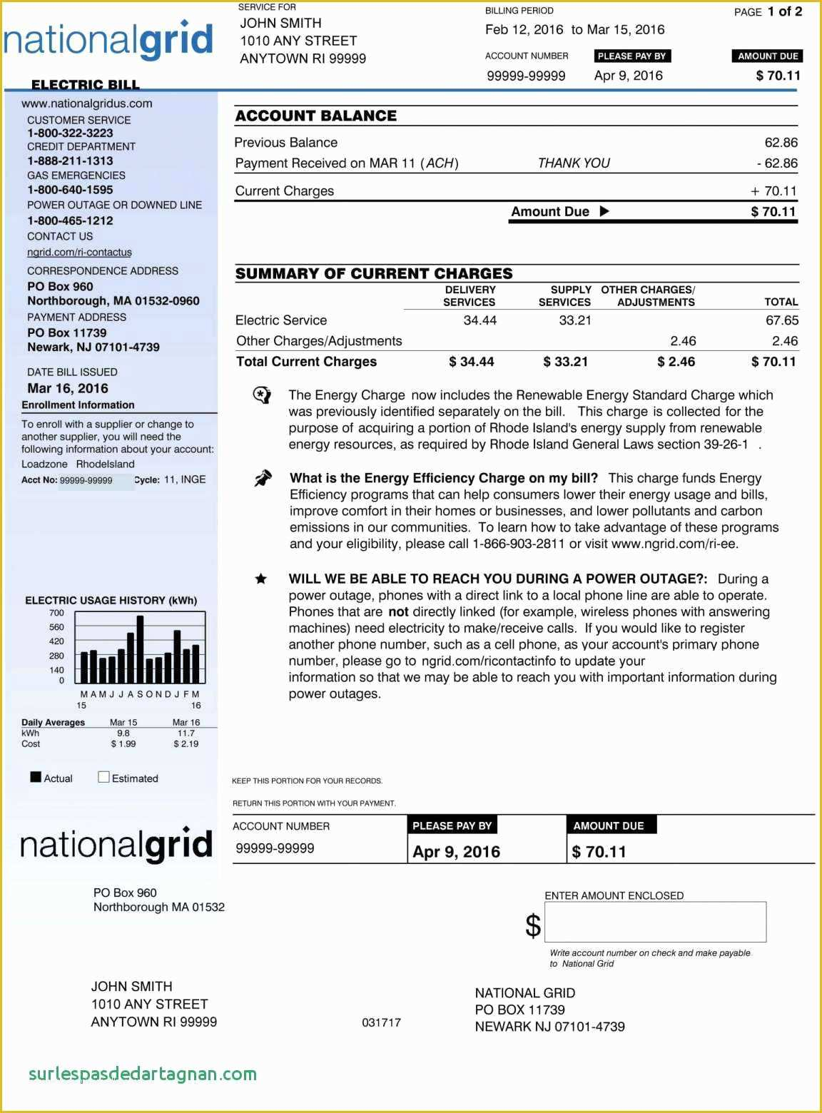 Utility Bill Template Free Download Of Utility Bill Template Free 