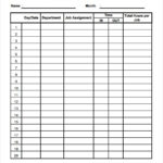 Volunteer Timesheet Template 9 Download Free Doccuments In PDF