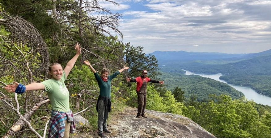 Youngs Mountain Trail Lake Lure North Carolina